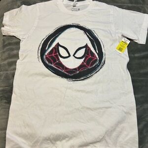 Marvel White Spider-Man Short Sleeve Tee